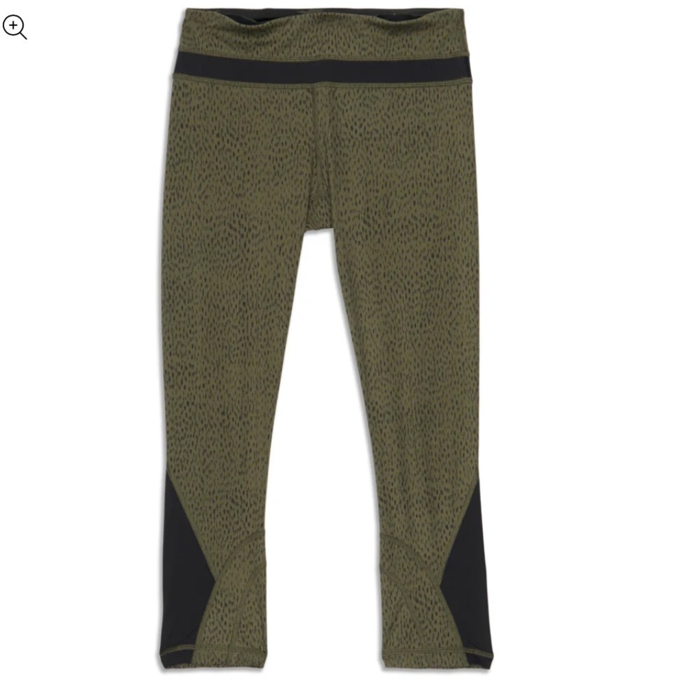 LULULEMON Run: Inspire Crop II Full-On Luxtreme sz 4 EUC